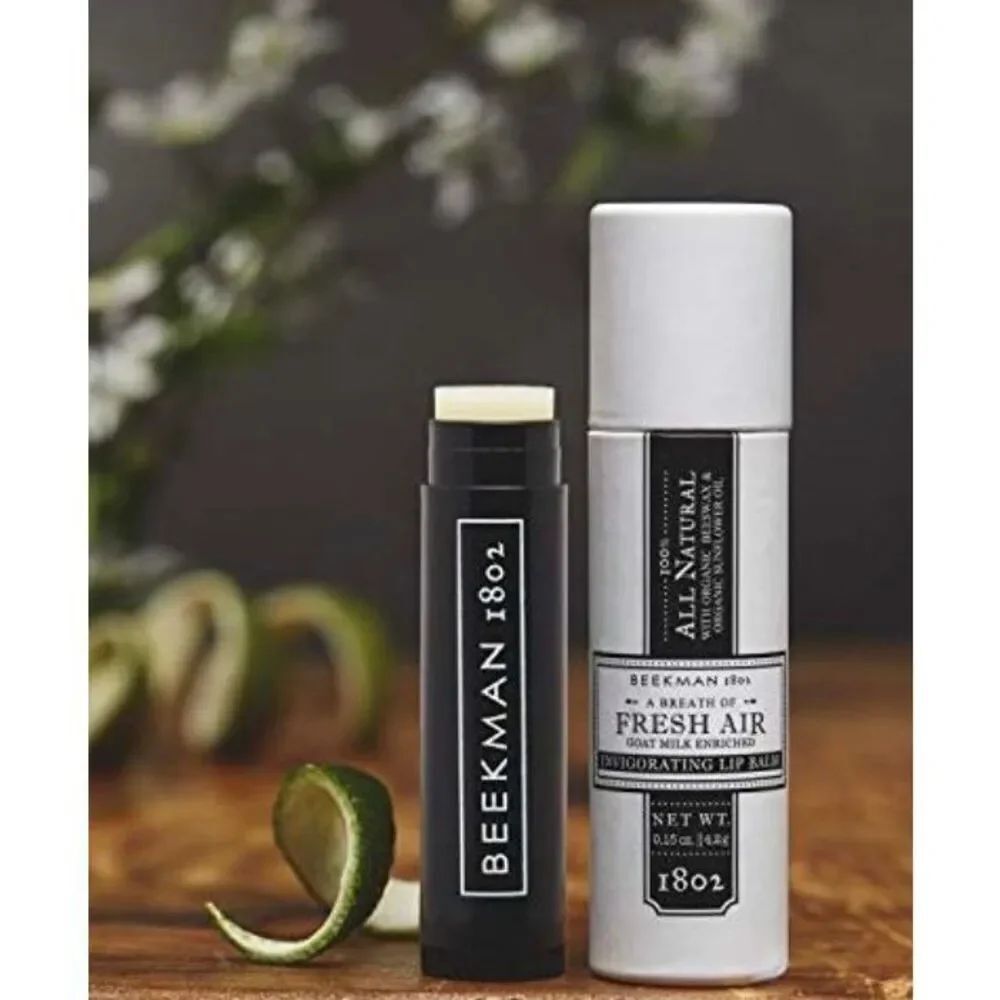 BEEKMAN 1802 - NWT -  "Fresh Air" Goat Milk Lip Balm, Full Size